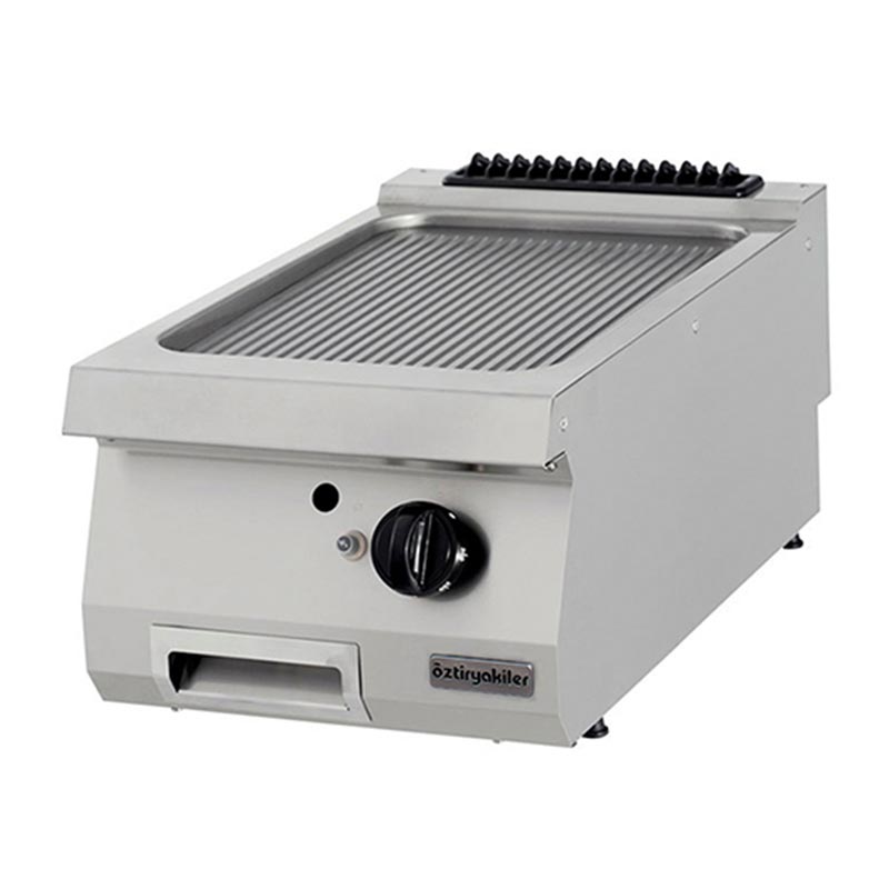 Öztiryakiler OGG 4070 N Oluklu Grill Plate, 40x70 cm, Gazlı — Öztiryakiler