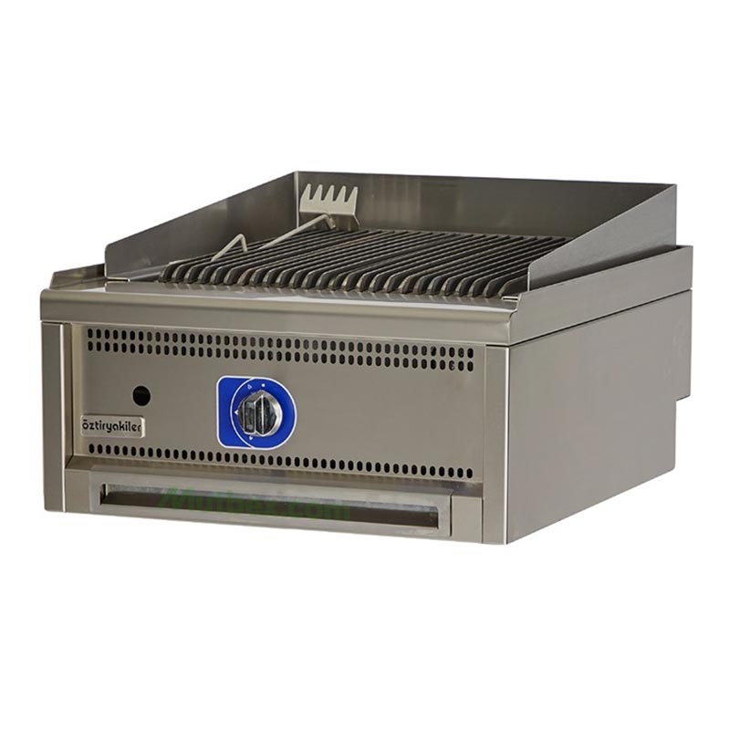 Öztiryakiler Optimum 700 Seri ODG 4070 E Set Üstü Döküm Izgara, 40x70x28 cm, Gazlı — Öztiryakiler
