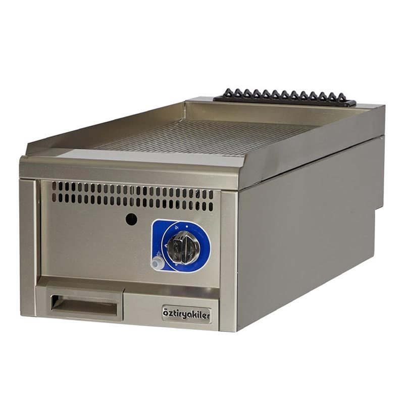 Öztiryakiler Optimum 900 Seri OGG 4090 E Grill Plate Izgara, 40x90x28 cm, Gazlı — Öztiryakiler