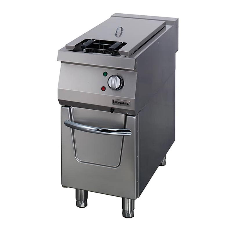 Öztiryakiler Optimum 900 Seri OFE 4090 E Set Üstü Dolaplı Fritöz, 40x90x85 cm, 22 L, Elektrikli — Öztiryakiler