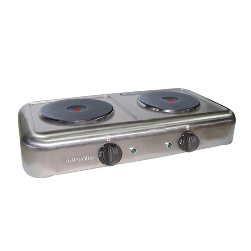 Öztiryakiler OSO 4075.1 İkili Compact Ocak, 75x40 cm, 5.2 kW, Elektrikli — Öztiryakiler