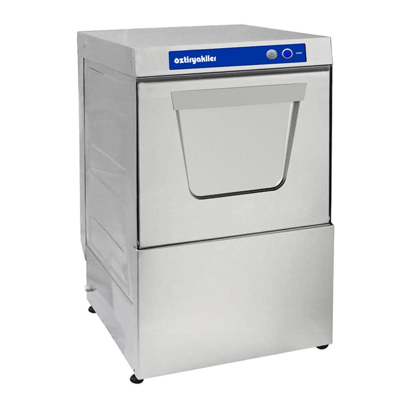 Öztiryakiler Parlatıcı - Deterjan - Tahliye Pompalı Bardak Yıkama Makinesi, 35x35 cm Sepetli — Öztiryakiler