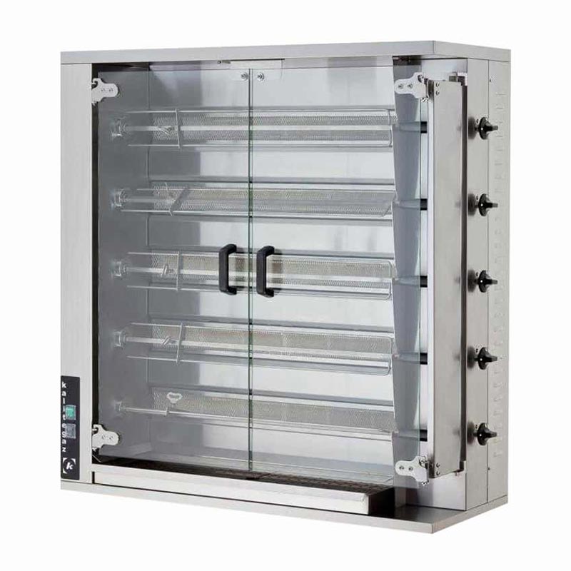 Öztiryakiler Piliç Çevirme Makinesi, 25 Piliç Kapasiteli, Elektrikli — Öztiryakiler