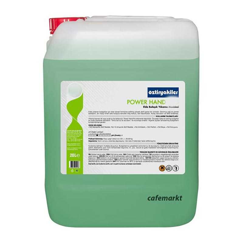 Öztiryakiler Power Hand Eco Elde Bulaşık Temizleme Maddesi, 20 L — Öztiryakiler