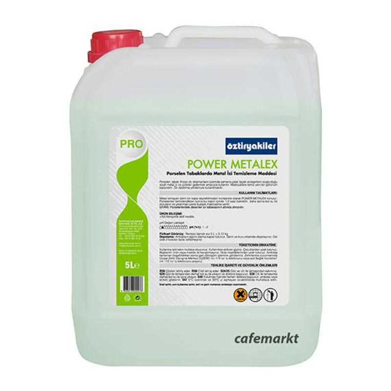 Öztiryakiler Power Metalex Metal İz Temizleyici, 5 L — Öztiryakiler