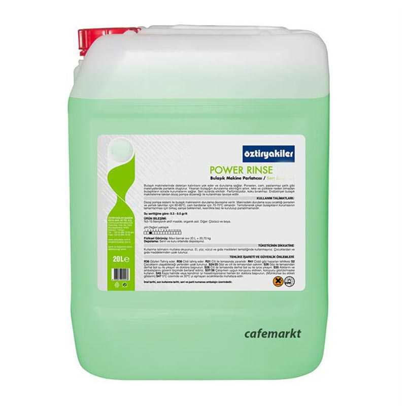 Öztiryakiler Power Rinse Eco Bulaşık Makine Parlatıcısı, 20 L — Öztiryakiler