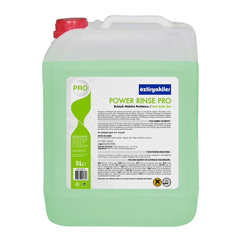Öztiryakiler Power Rinse Pro Bulaşık Makinesi Parlatıcısı, 5 L — Öztiryakiler