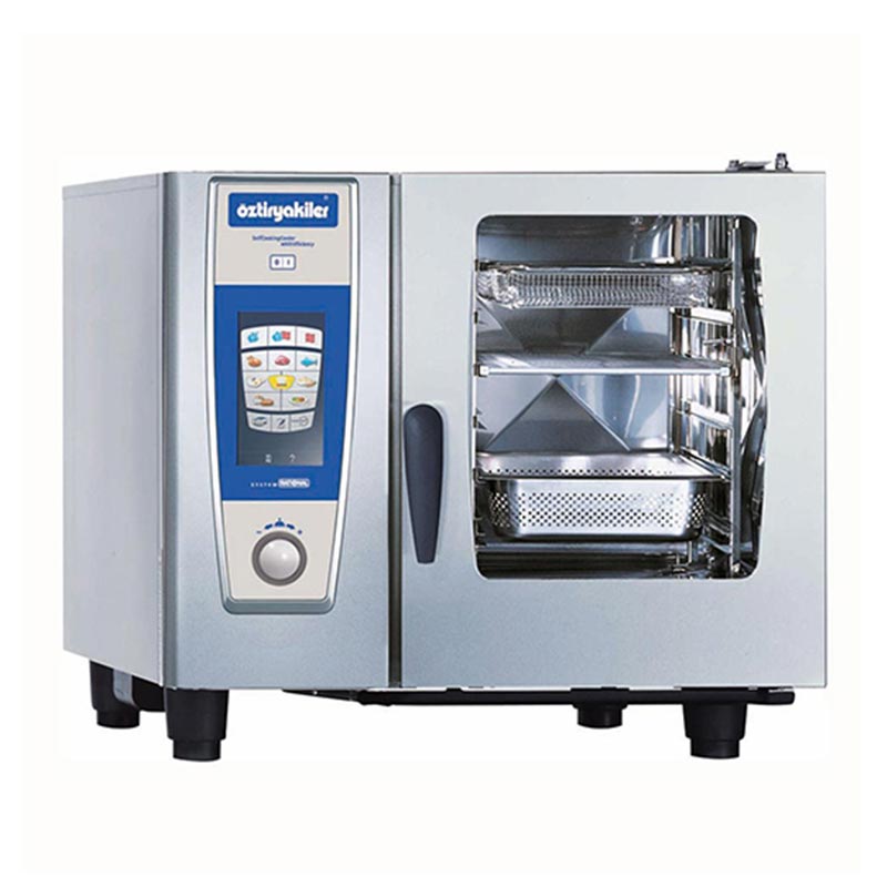 Öztiryakiler SCC WE 61E Ozti & Rational Fırın, 6 Adet GN 1/1 Tepsi Kapasiteli, Elektrikli — Öztiryakiler