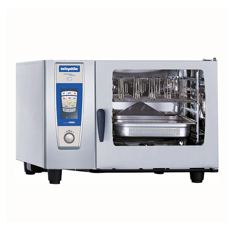 Öztiryakiler SCC WE 62E Ozti & Rational Fırın, 6 Adet GN 2/1 Tepsi Kapasiteli, Elektrikli — Öztiryakiler