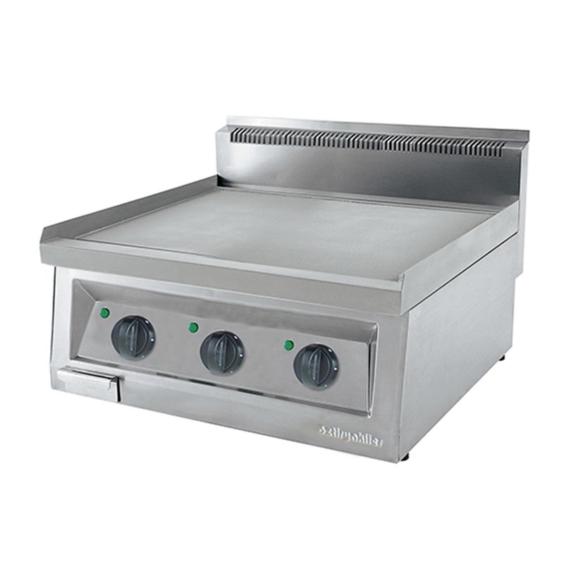 Öztiryakiler Set Üstü Düz Grill Plate, 70x65 cm, Elektrikli — Öztiryakiler