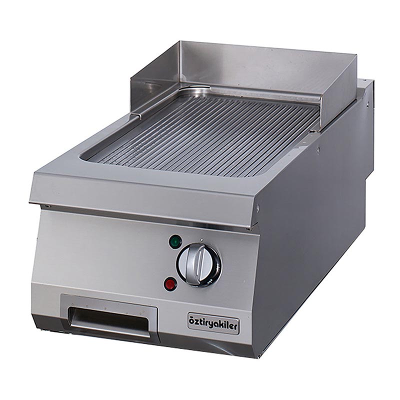 Öztiryakiler Set Üstü Oluklu Grill Plate, 40x90 cm, Elektrikli — Öztiryakiler