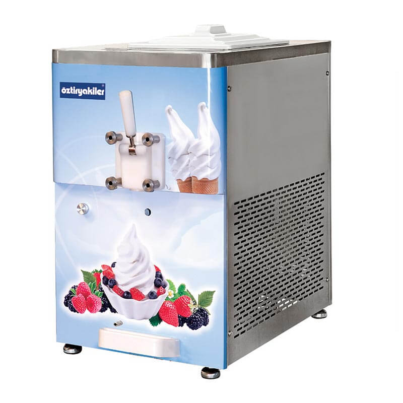 Öztiryakiler Set Üstü Tek Kollu Dondurma ve Frozen Yoğurt Makinesi, 15 L — Öztiryakiler