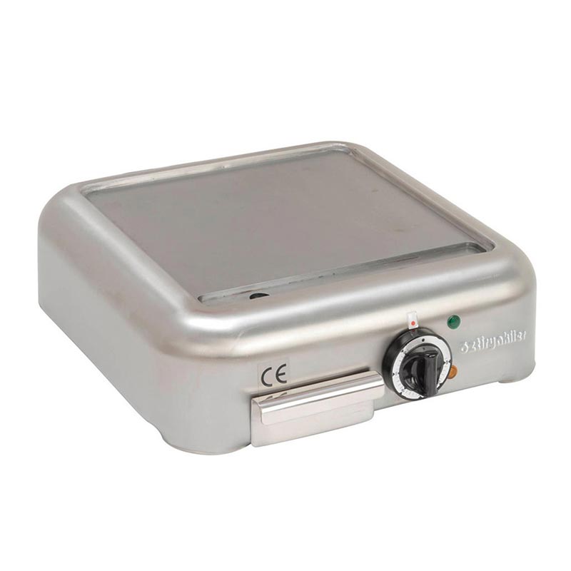 Öztiryakiler Tekli Düz Compact Grill Plate, 40x4 cm, Elektrikli — Öztiryakiler