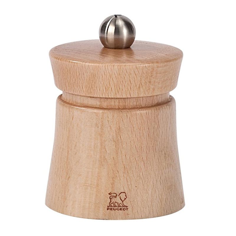 Peugeot Baya Naturel Tuz Değirmeni, Ahşap, 8 cm — Peugeot