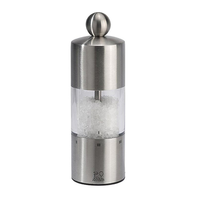 Peugeot Commercy U-Select Acrylic Tuz Değırmeni, 15 cm, Inox — Peugeot