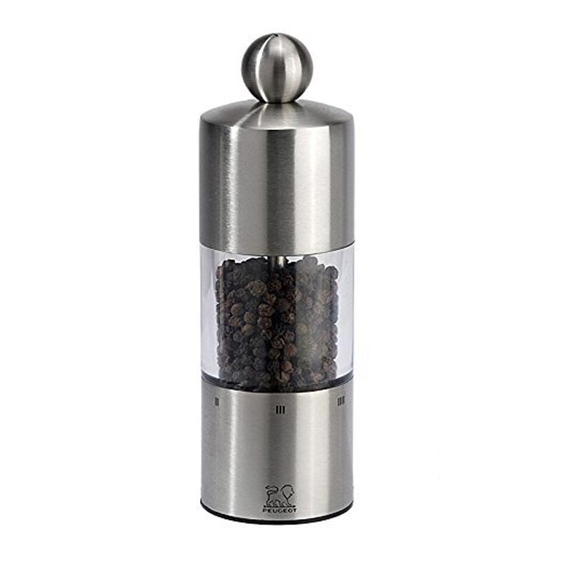 Peugeot Commercy U-Select Acrylic Karabiber Değirmeni, 15 cm, Inox — Peugeot