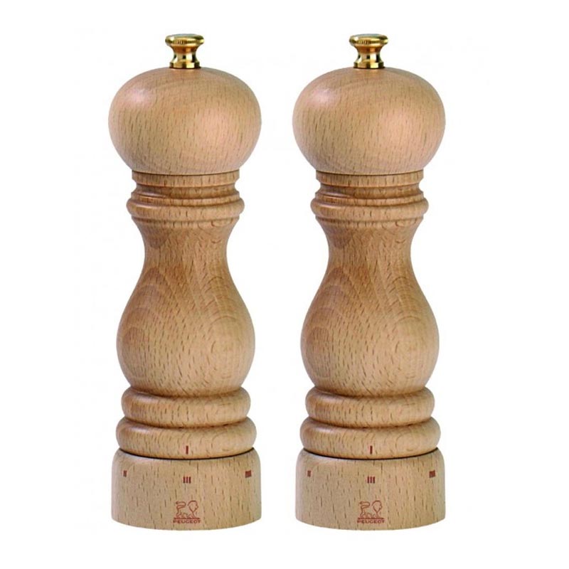 Peugeot Paris U-Select Natural Karabiber+Tuz Değirmeni, 2'li, 18 cm — Peugeot