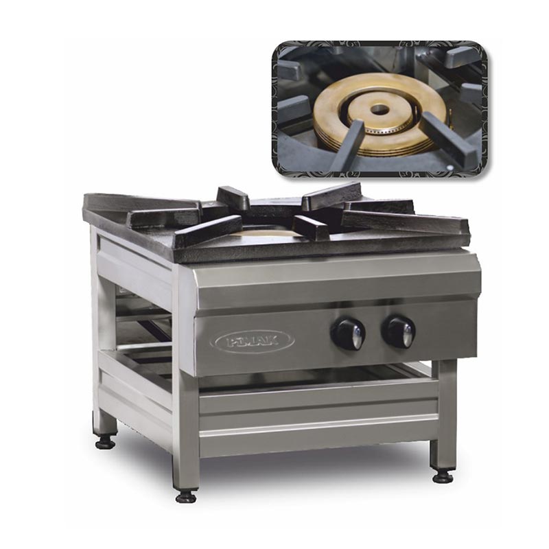 Pimak 3'lü Yer Ocağı, 70x80x50 cm, LPG'li — Pimak