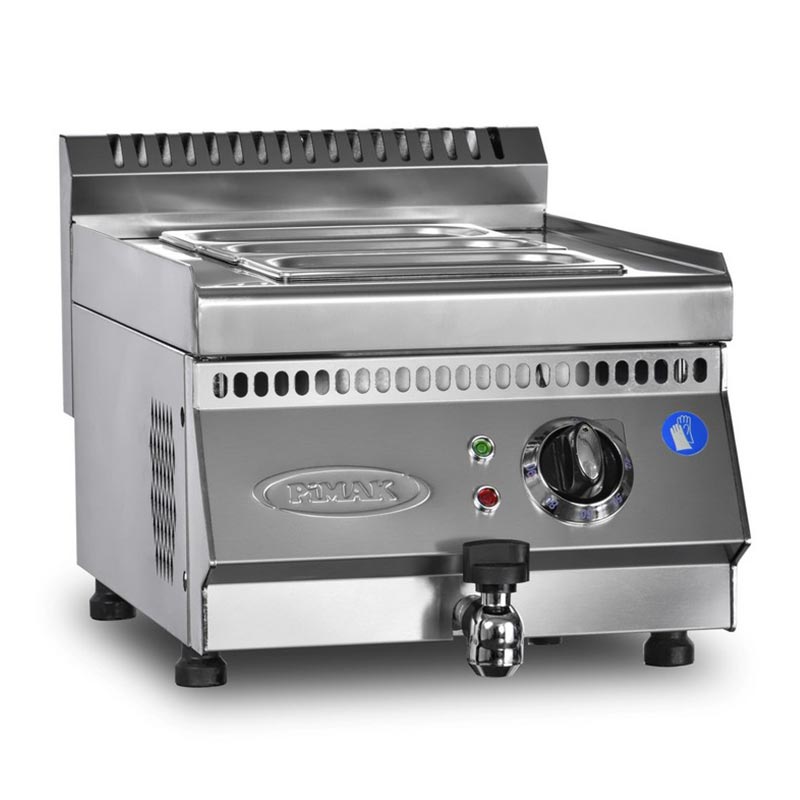 Pimak Bain Maire, 2x1/1 GN Kapasiteli, 80x70x30 cm, Elektrikli — Pimak