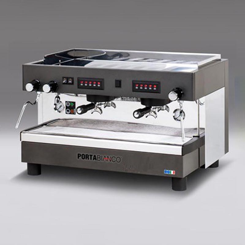Portabianco Tall Cup Tam Otomatik Espresso Kahve Makinesi, 2 Gruplu — Portabianco