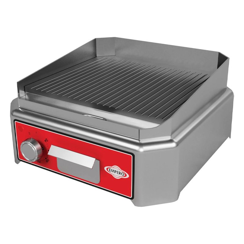 Empero EMP.SIE.011 Mini Oluklu Pleyt Izgara Set Üstü Elektrikli 40x42 Cm