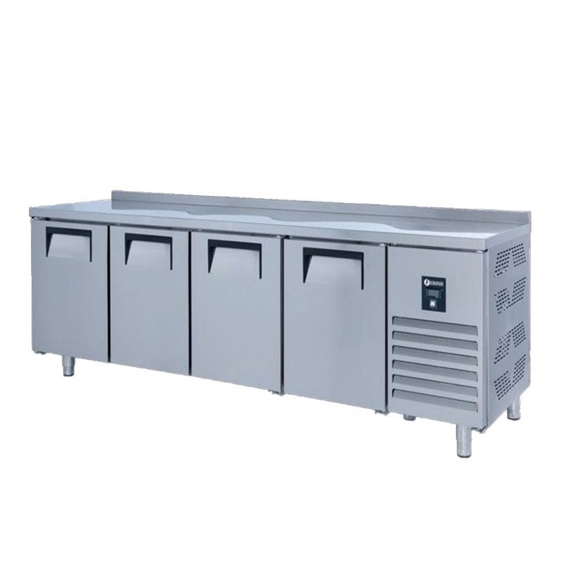 İceinox CTN 560 CR Kısa Model Tezgah Tip 4 Kapılı Buzdolabı 560 L 430 K 230x60x85 Cm