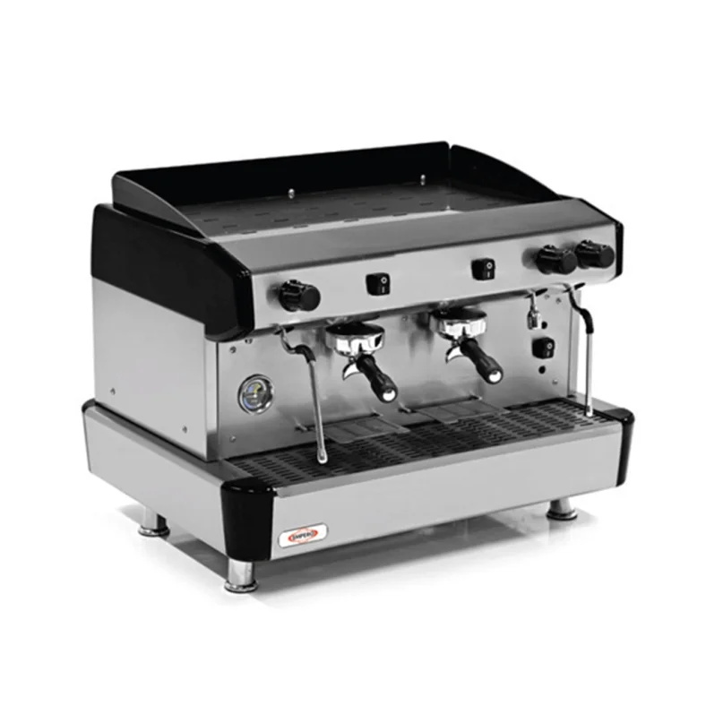 Empero EMP.CPC.2GB Espresso Kahve Mak. - 2 grup - yarı otomatik - siyah