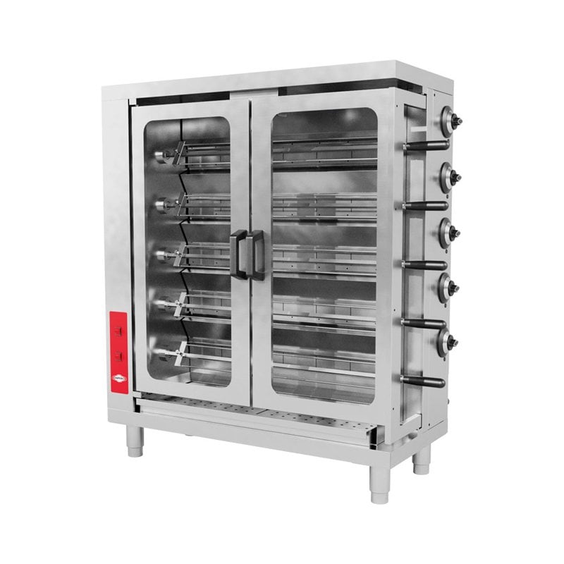 Empero EMP.5EE Piliç Çevirme Makinesi Elektrikli 5 Şişli 30 Piliç Kapasiteli