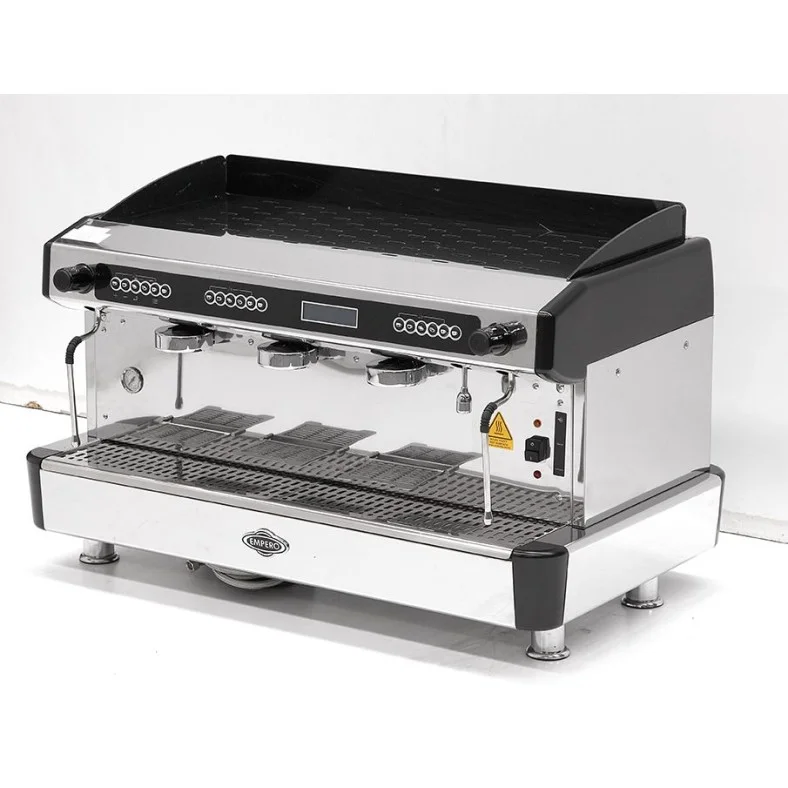 Empero EMP.CPC.3GB-D Espresso Kahve Mak. - 3 grup - tam otomatik - siyah
