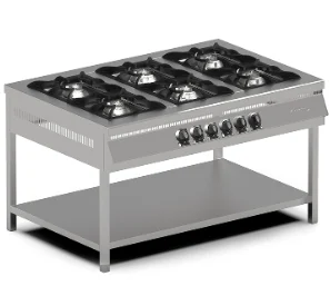 Pimak Gazlı 4 Lü Taban Raflı Ocak 100x100x85 Cm MX-4A