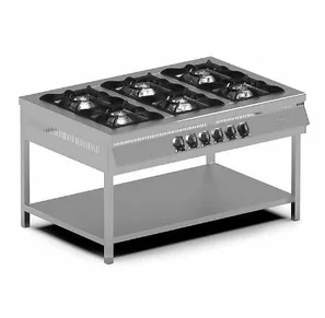 Pimak Gazlı 6 Lı Taban Raflı Ocak 150x100x85 Cm MX-6A