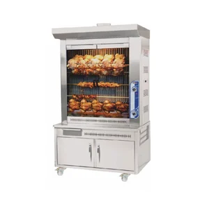 Pimak Piliç Çevirme Makinesi Dökümlü Gazlı 36 Piliç Kapasiteli Alt Dolaplı PI2/M014B — Pimak