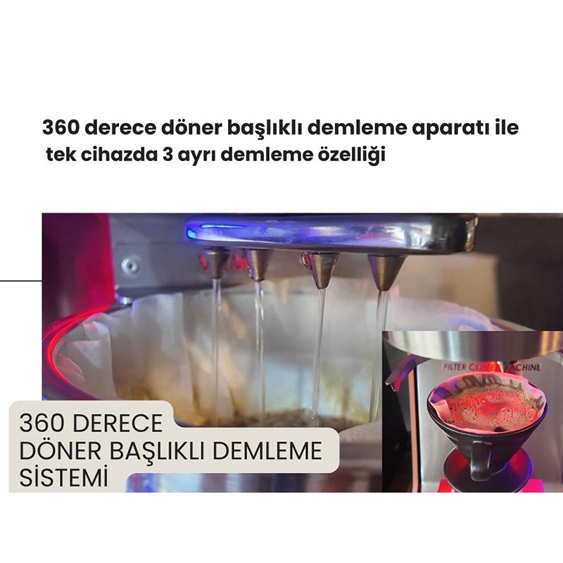 Proffil Otomatik Chemex V60 Filtre Kahve Demleme Makinesi — Proffil — Görsel 11