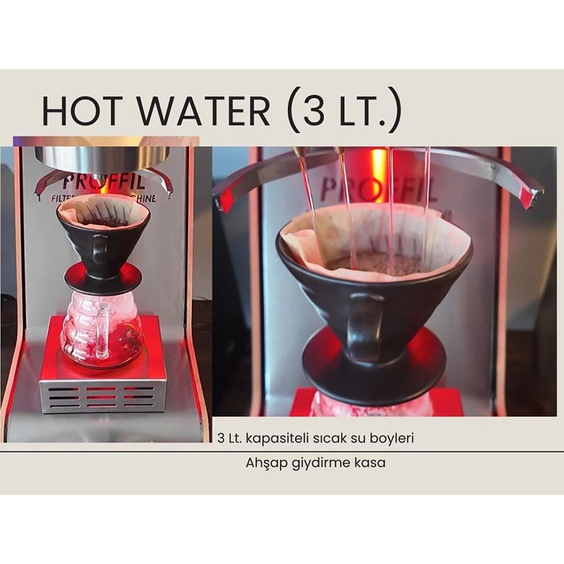 Proffil Otomatik Chemex V60 Filtre Kahve Demleme Makinesi — Proffil — Görsel 14