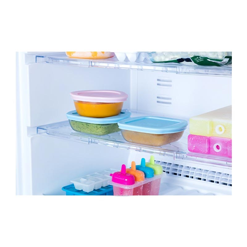 Pyrex 206PAV5/6245 Kapaklı Yuvarlak Saklama Kabı, 0.35 L, Pembe — Pyrex — Görsel 3
