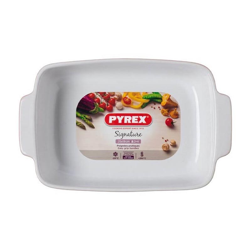 Pyrex SG25RR8/7146 Dikdörtgen Seramik Fırın Kabı, 25x19 cm, Turuncu — Pyrex — Görsel 2