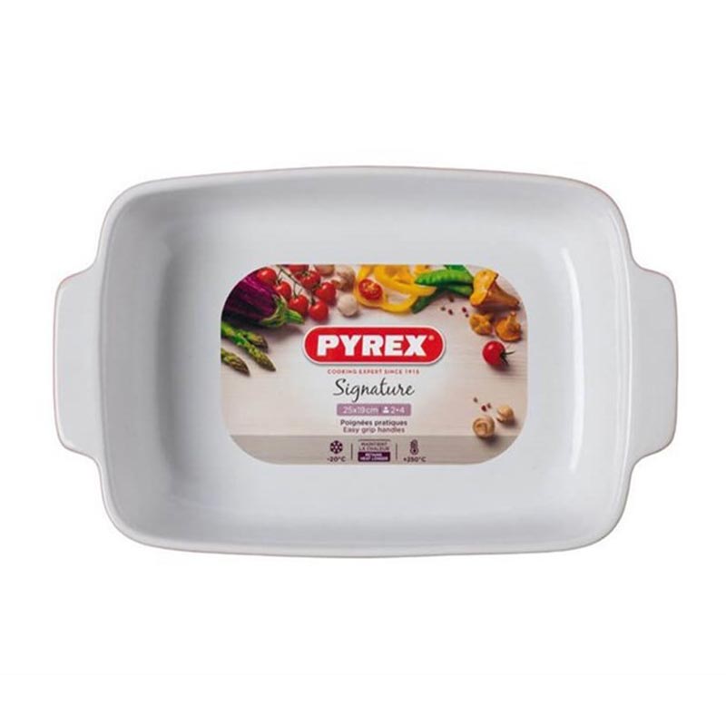 Pyrex SG30RR8/7046 Dikdörtgen Seramik Fırın Kabı, 30x22 cm, Turuncu — Pyrex — Görsel 2