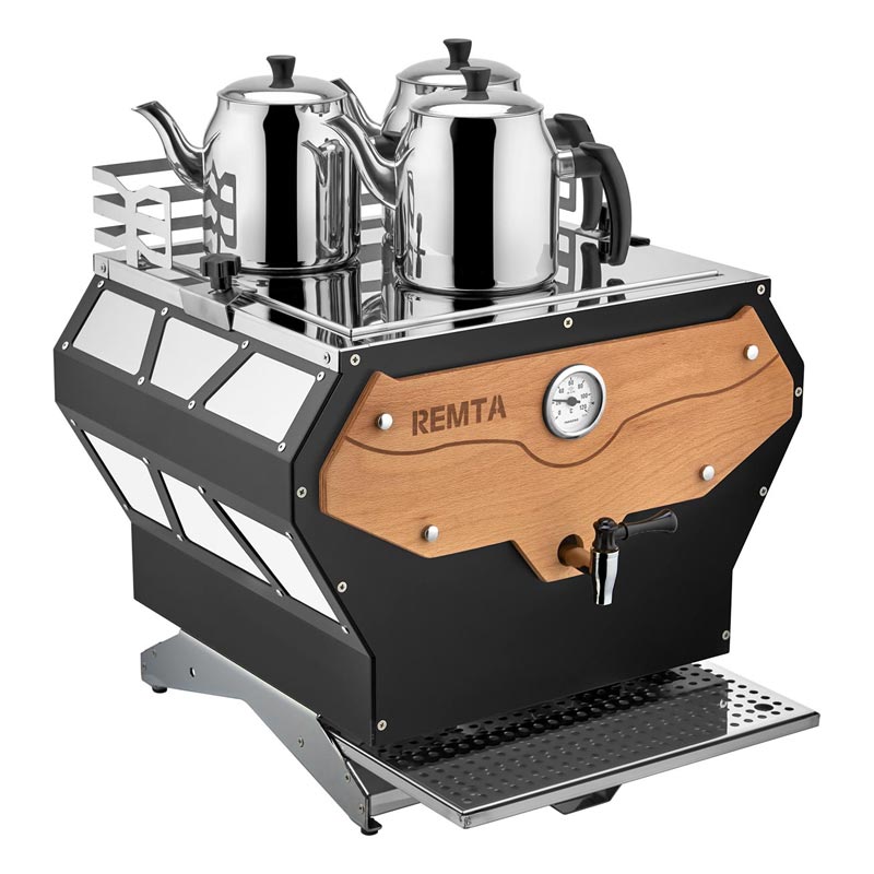 Remta DE23 Pro Serisi 3 Demlikli Jumbo Çay Makinesi 30 L — Remta