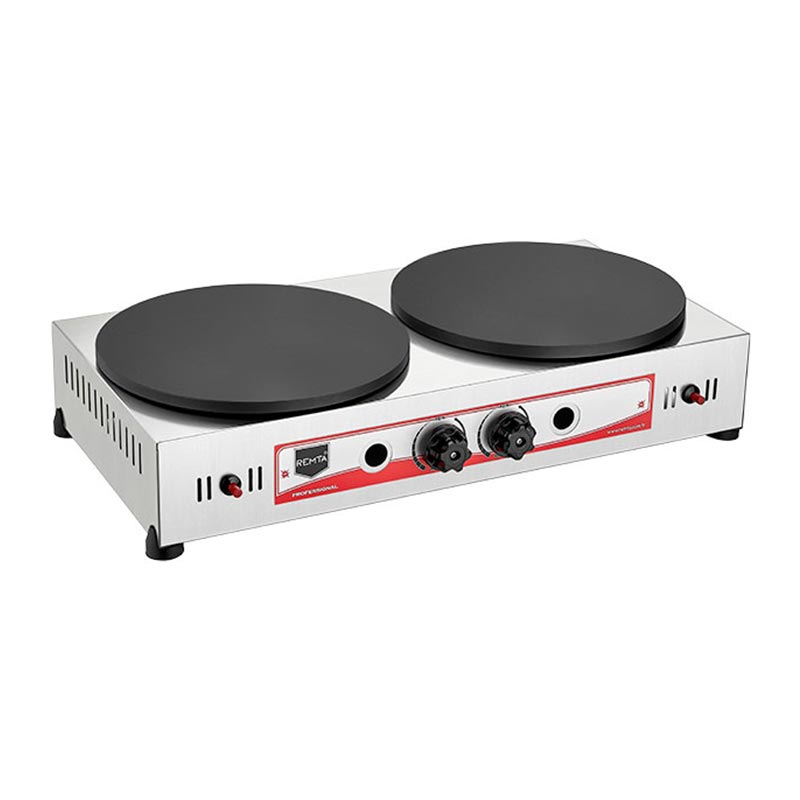 Remta KR4 Çiftli Krep Pişirme Makinesi, 40 cm, LPG — Remta