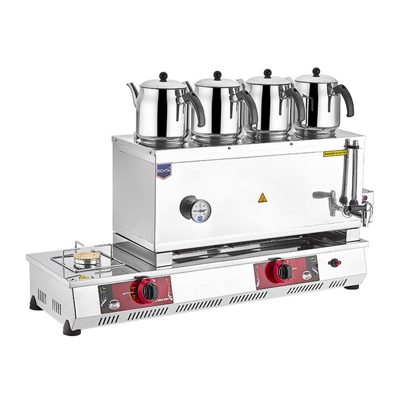 Remta N14E 85 Model 4 Demlikli Çay Ocağı, 43 L, LPG+Elektrikli — Remta — Görsel 1