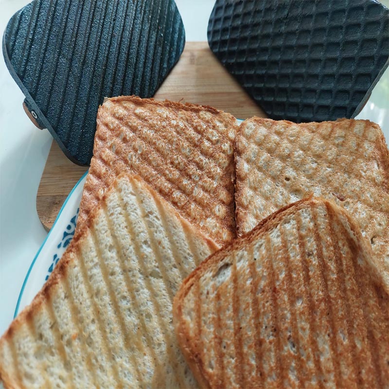 Remta P900 Döküm Kareli Desen Tost Ütüsü, 105x200x80 mm — Remta — Görsel 4