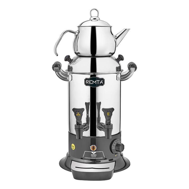 Remta R25 Mini Çay Makinesi, 2 Demlikli, 5 L