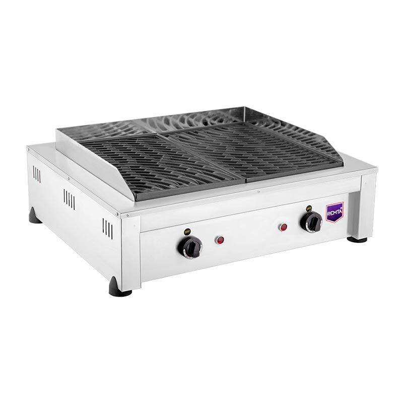 Remta R54 Çiftli Döküm Barbekü Mangal, 60x50x22 cm, Elektrikli — Remta