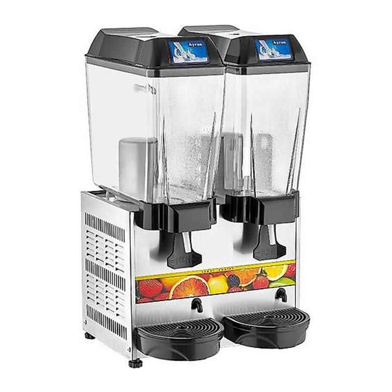 Remta ST14 Ayran Soğutucu, 2 Hazneli, Ayran+Ayran, 20+20 L, Metalik Gri — Remta — Görsel 1