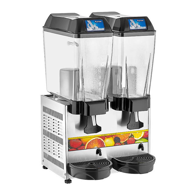 Remta ST14 Ayran Soğutucu, 2 Hazneli, Ayran+Ayran, 20+20 L, Sarı — Remta — Görsel 1