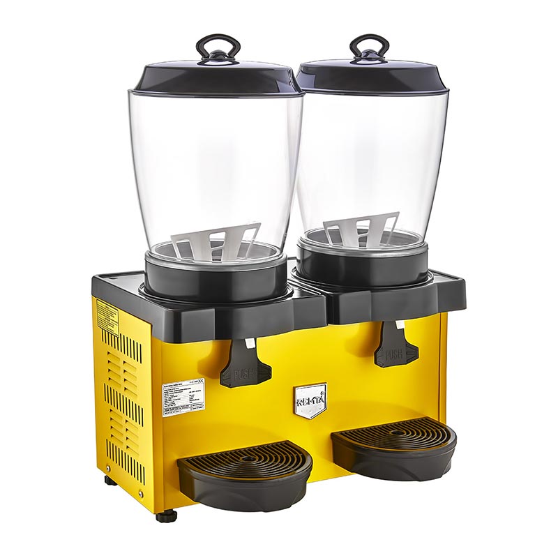 Remta ST35 Royal Mini Çiftli Şerbet ve Ayran Soğutucu, 11+11 L, Sarı — Remta — Görsel 1