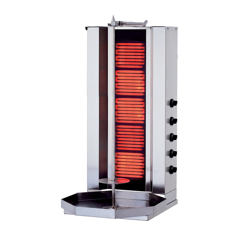 Rinnova KLG162 Döner Ocağı, 5 Radyanlı, Elektrikli, Motorsuz, Camlı