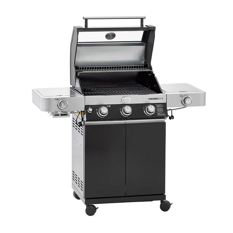 Rösle 25530 Videro G3-S Vario Barbekü İstasyonu, Doğalgazlı, Siyah — Rösle — Görsel 2