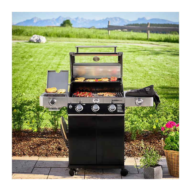 Rösle 25530 Videro G3-S Vario Barbekü İstasyonu, Doğalgazlı, Siyah — Rösle — Görsel 5