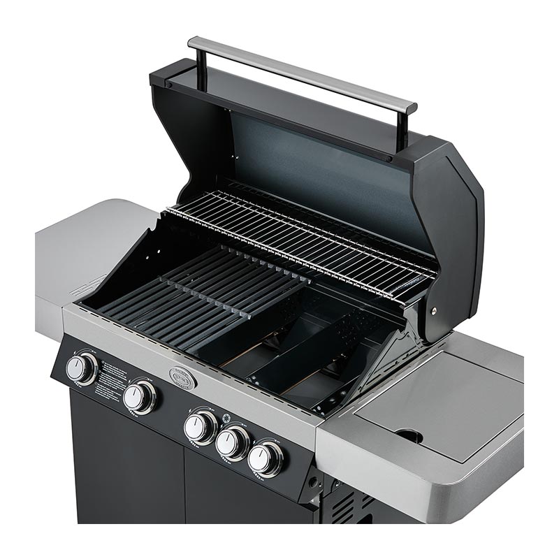 Rösle 25531 Videro G4-S Vario Barbekü İstasyonu, Doğalgazlı, Siyah — Rösle — Görsel 2